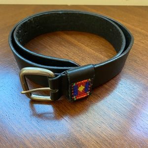 Native American Style Beaded Belt